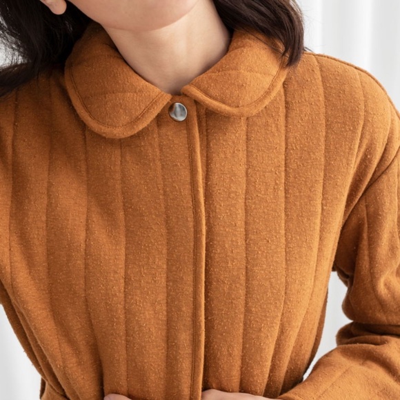 & other stories quilted textured jacket - Picture 3 of 9